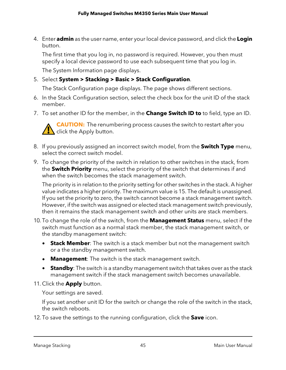 NETGEAR M4350-24F4V 24-Port 10G SFP+ Managed AV Network Switch User Manual | Page 45 / 971