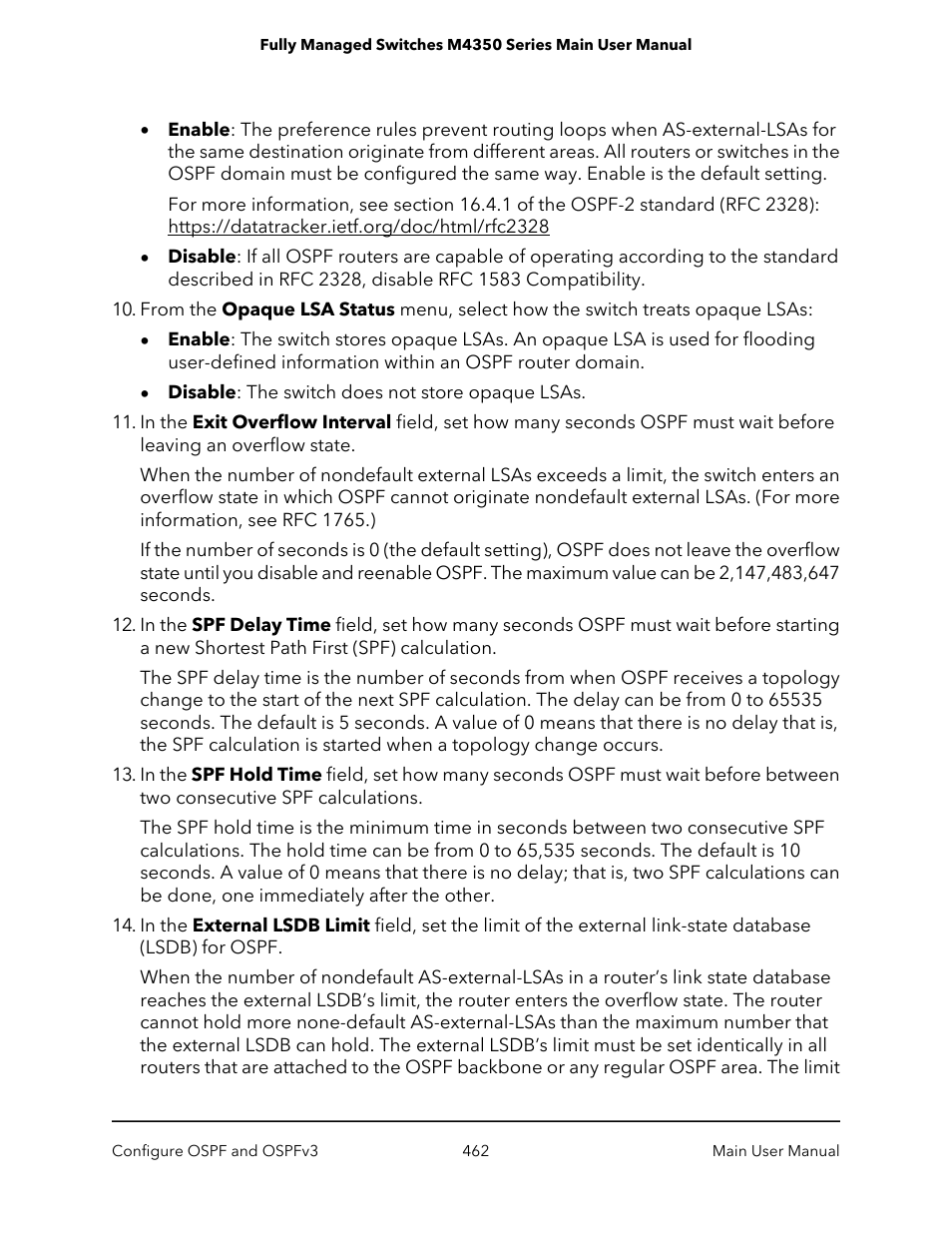 NETGEAR M4350-24F4V 24-Port 10G SFP+ Managed AV Network Switch User Manual | Page 462 / 971