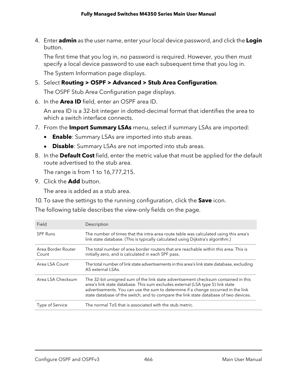 NETGEAR M4350-24F4V 24-Port 10G SFP+ Managed AV Network Switch User Manual | Page 466 / 971