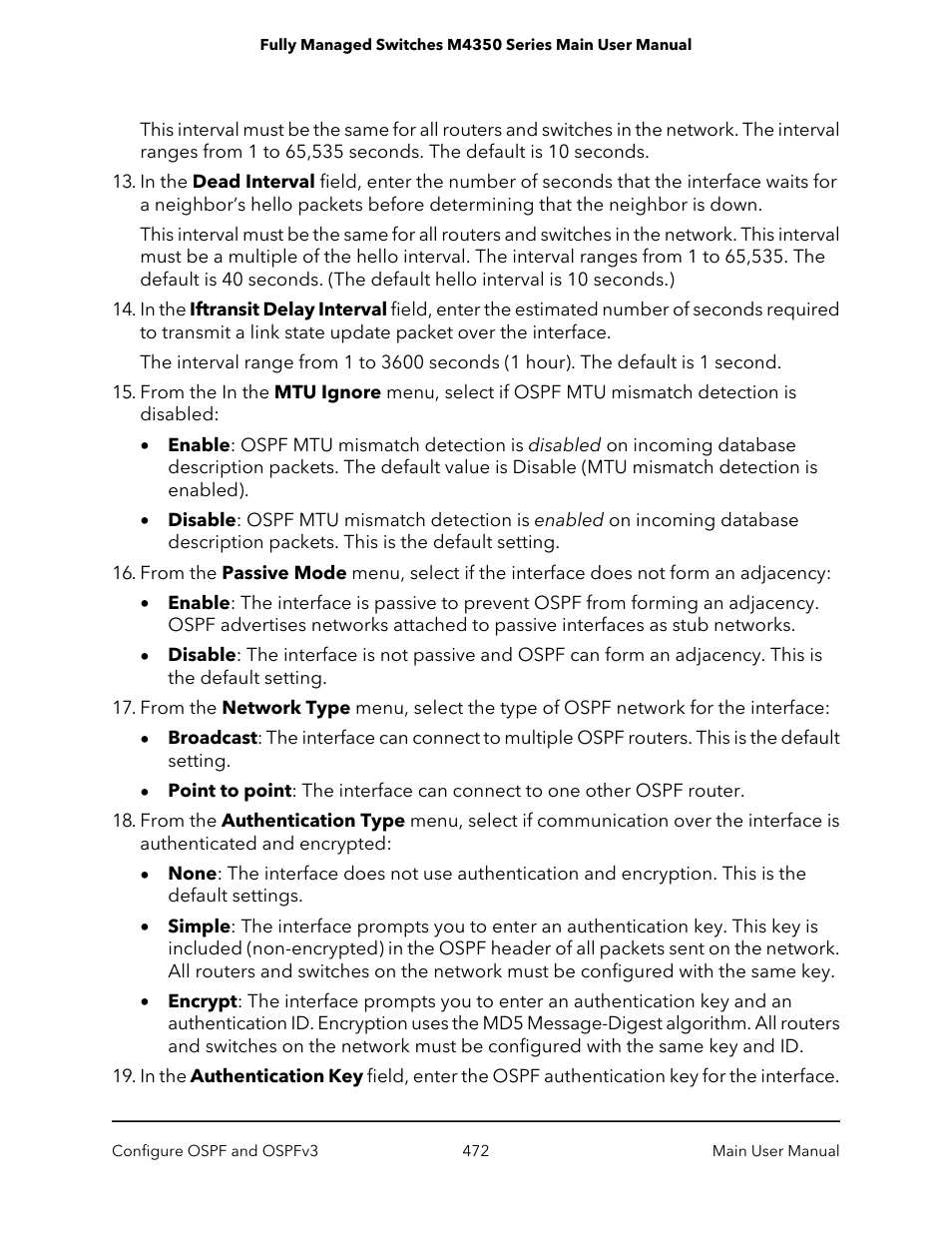 NETGEAR M4350-24F4V 24-Port 10G SFP+ Managed AV Network Switch User Manual | Page 472 / 971