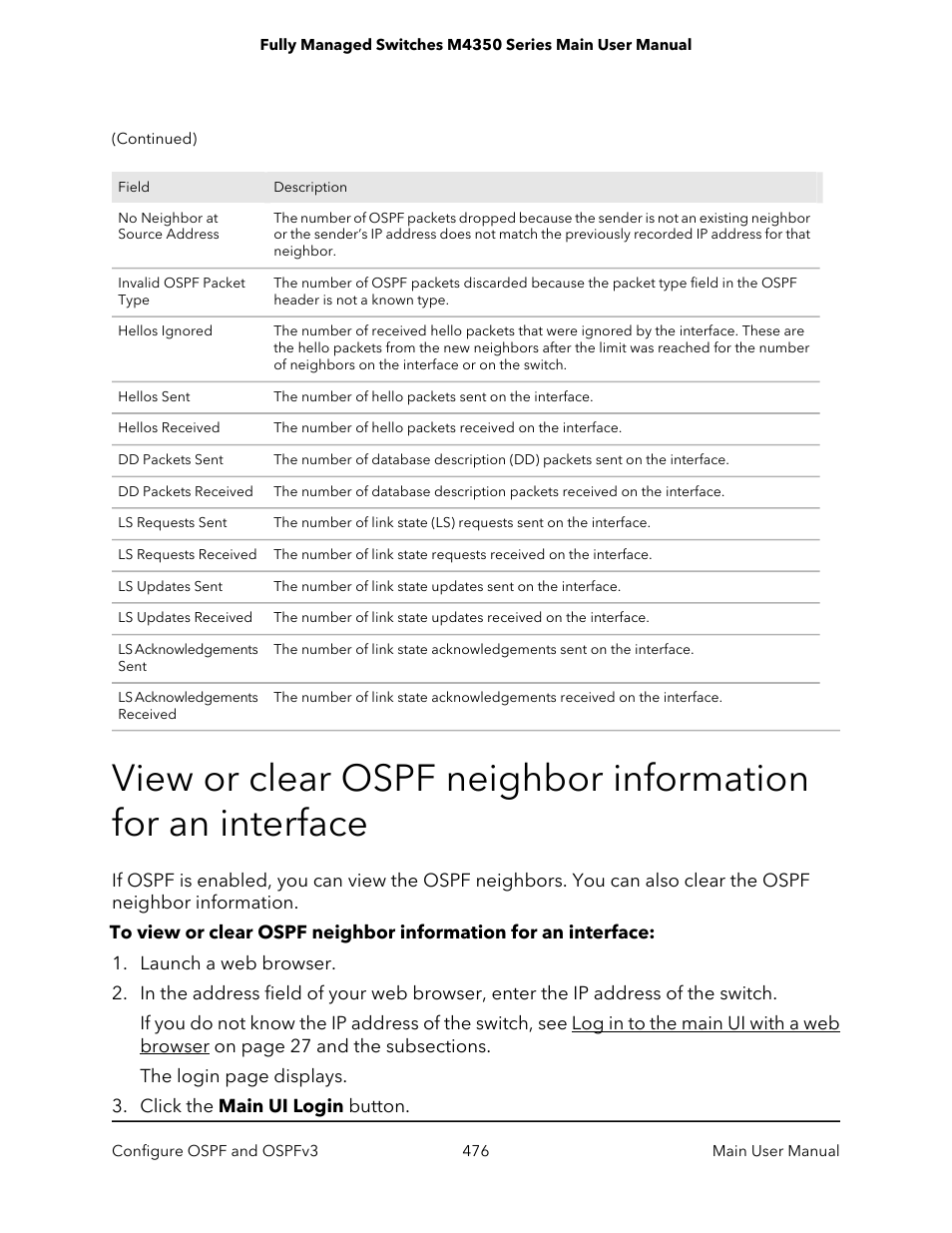 NETGEAR M4350-24F4V 24-Port 10G SFP+ Managed AV Network Switch User Manual | Page 476 / 971