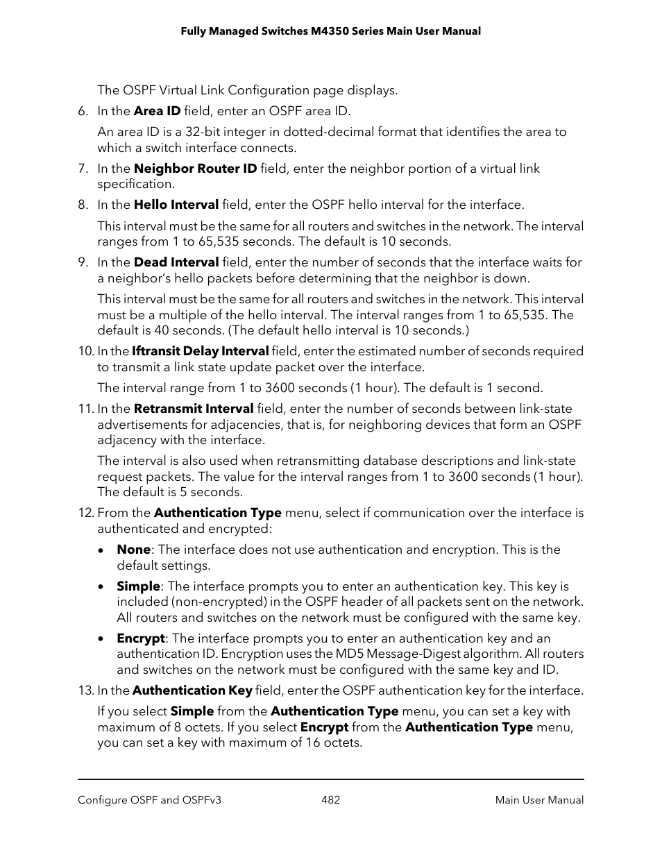 NETGEAR M4350-24F4V 24-Port 10G SFP+ Managed AV Network Switch User Manual | Page 482 / 971