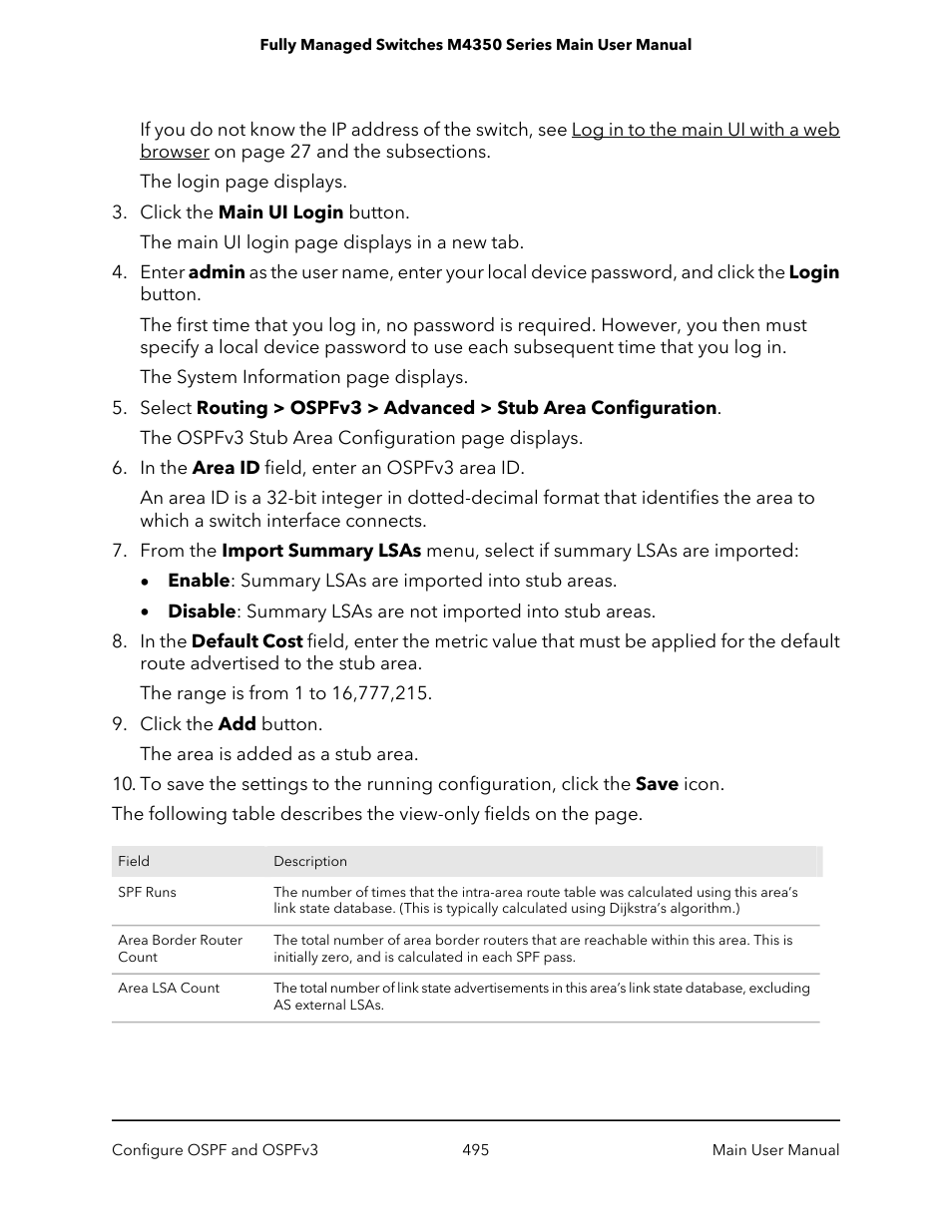 NETGEAR M4350-24F4V 24-Port 10G SFP+ Managed AV Network Switch User Manual | Page 495 / 971