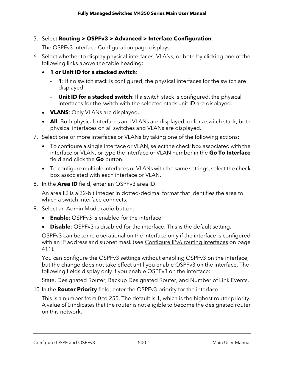 NETGEAR M4350-24F4V 24-Port 10G SFP+ Managed AV Network Switch User Manual | Page 500 / 971