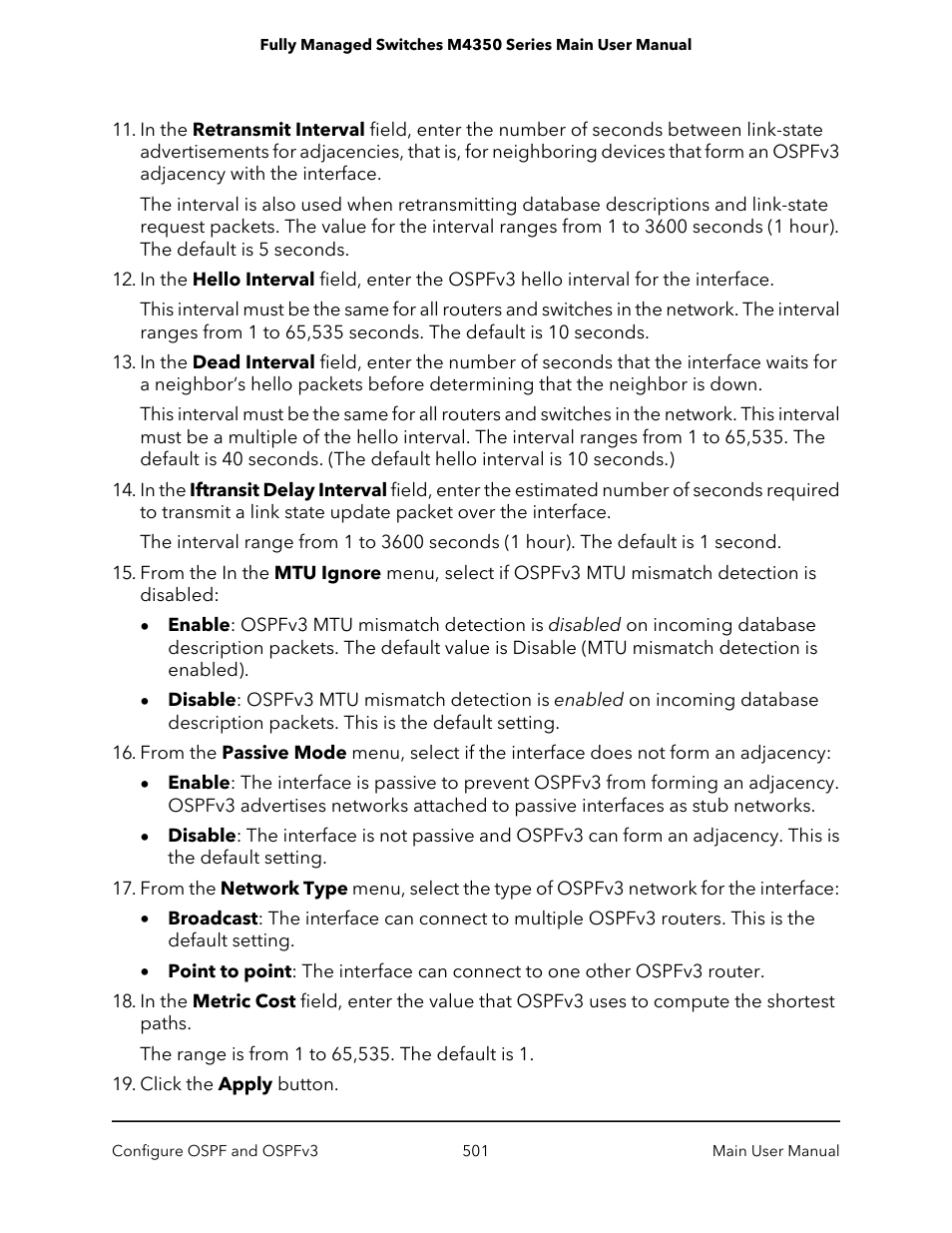 NETGEAR M4350-24F4V 24-Port 10G SFP+ Managed AV Network Switch User Manual | Page 501 / 971