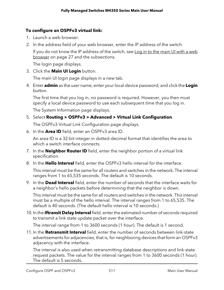 NETGEAR M4350-24F4V 24-Port 10G SFP+ Managed AV Network Switch User Manual | Page 511 / 971