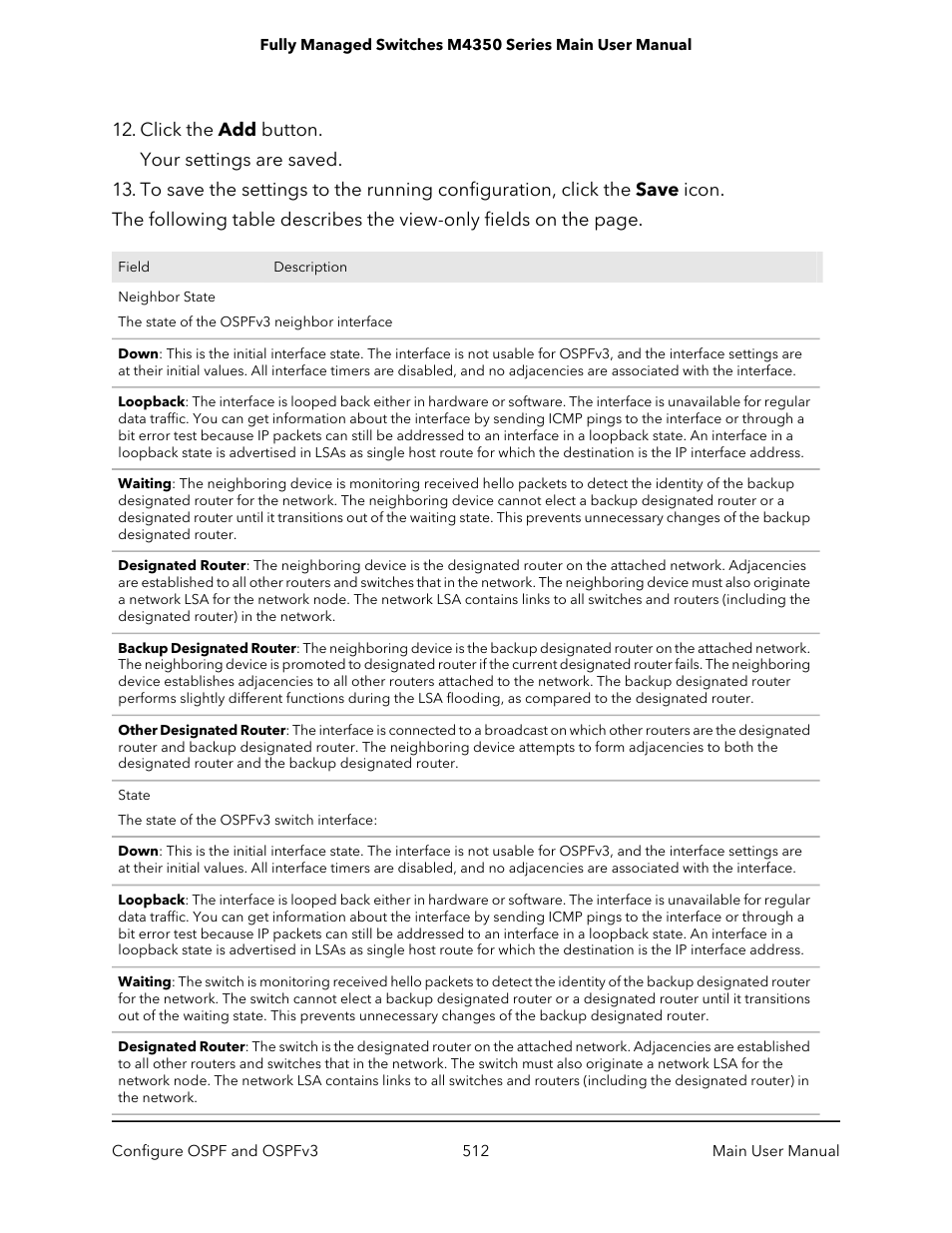 NETGEAR M4350-24F4V 24-Port 10G SFP+ Managed AV Network Switch User Manual | Page 512 / 971