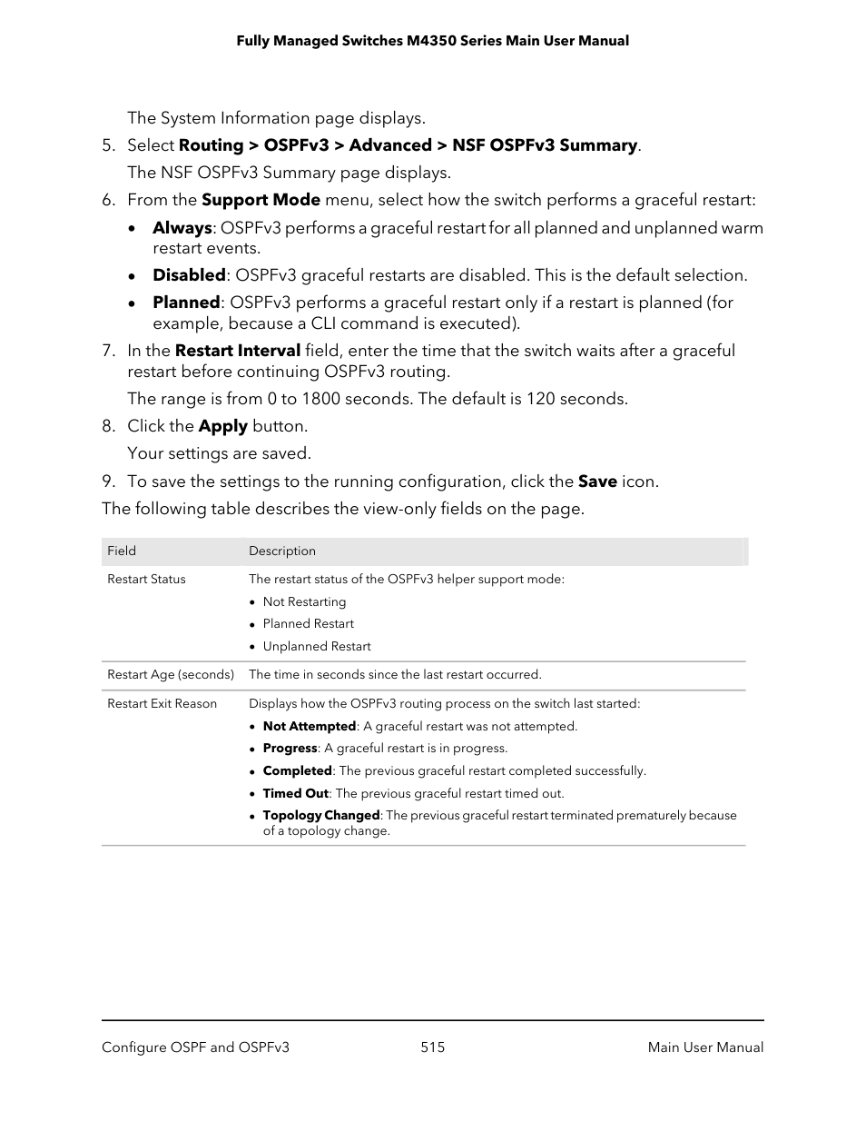 NETGEAR M4350-24F4V 24-Port 10G SFP+ Managed AV Network Switch User Manual | Page 515 / 971