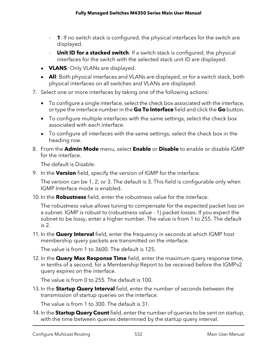 NETGEAR M4350-24F4V 24-Port 10G SFP+ Managed AV Network Switch User Manual | Page 532 / 971