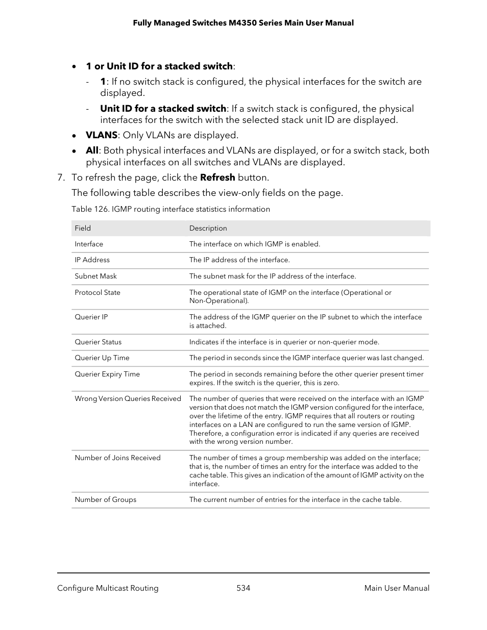 NETGEAR M4350-24F4V 24-Port 10G SFP+ Managed AV Network Switch User Manual | Page 534 / 971