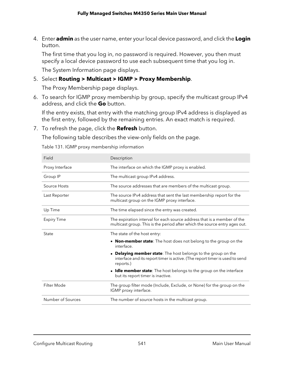 NETGEAR M4350-24F4V 24-Port 10G SFP+ Managed AV Network Switch User Manual | Page 541 / 971