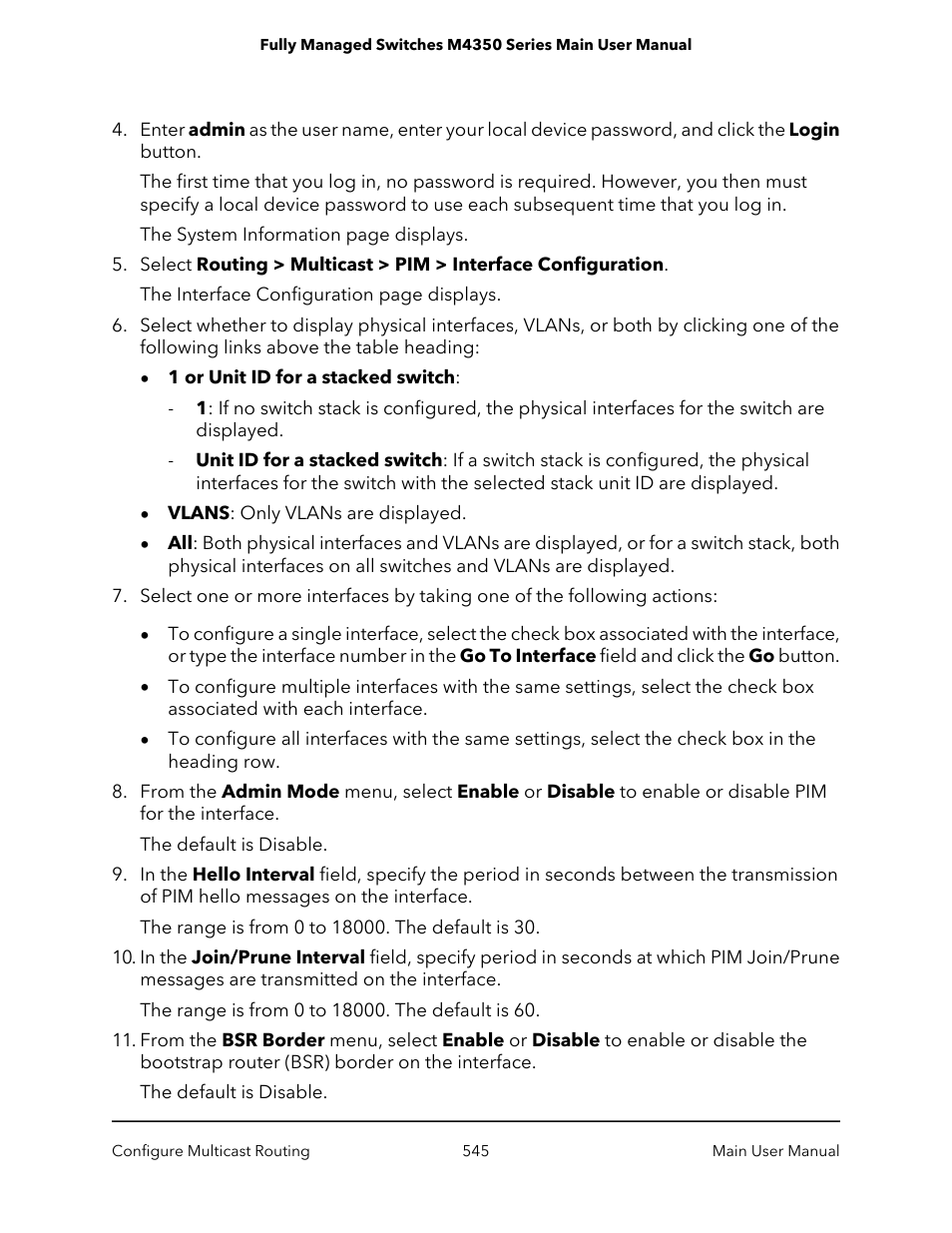 NETGEAR M4350-24F4V 24-Port 10G SFP+ Managed AV Network Switch User Manual | Page 545 / 971