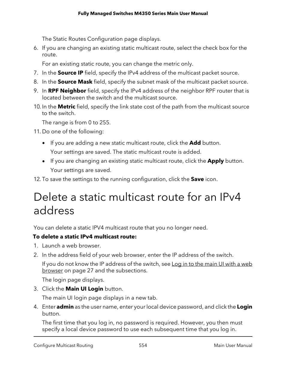 NETGEAR M4350-24F4V 24-Port 10G SFP+ Managed AV Network Switch User Manual | Page 554 / 971