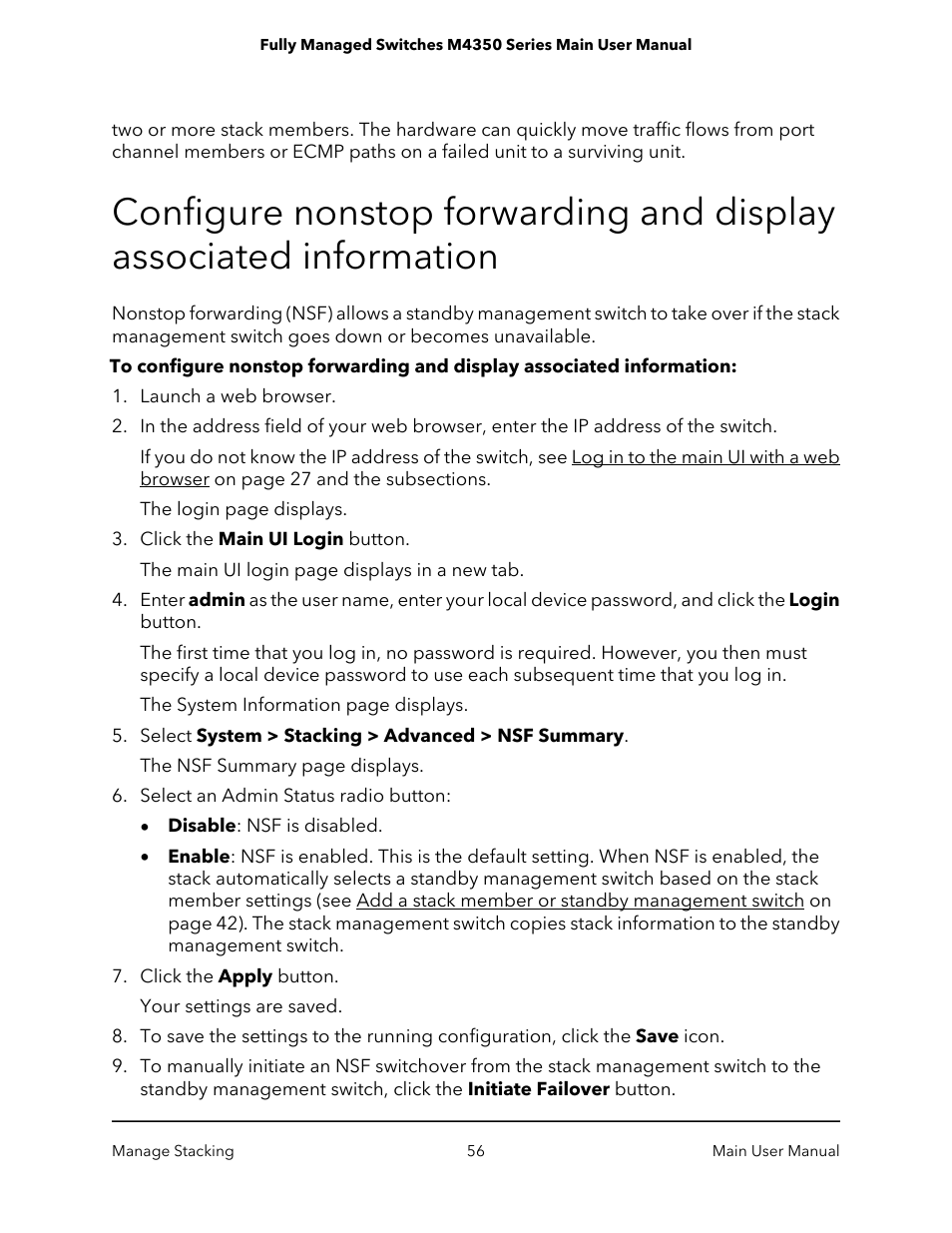 NETGEAR M4350-24F4V 24-Port 10G SFP+ Managed AV Network Switch User Manual | Page 56 / 971