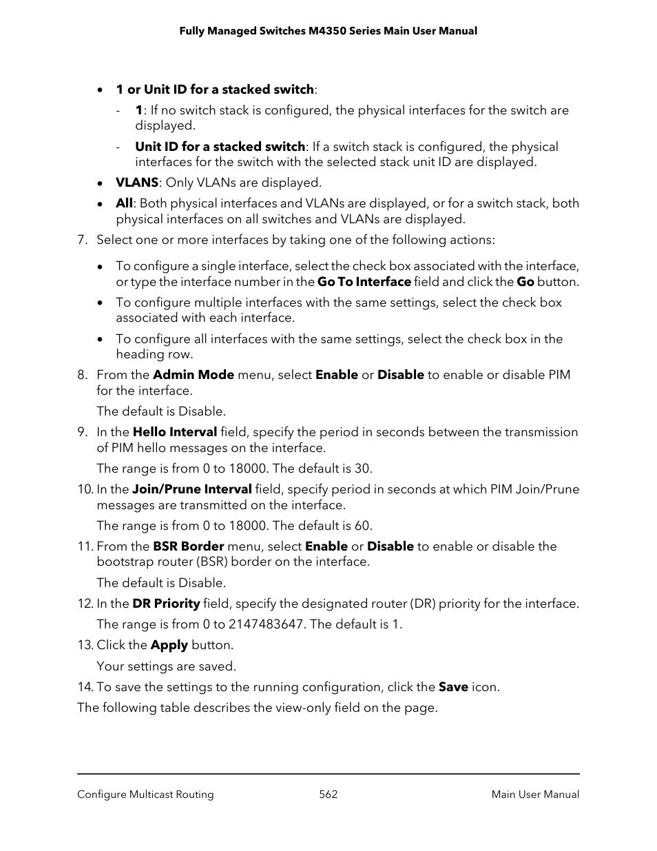 NETGEAR M4350-24F4V 24-Port 10G SFP+ Managed AV Network Switch User Manual | Page 562 / 971