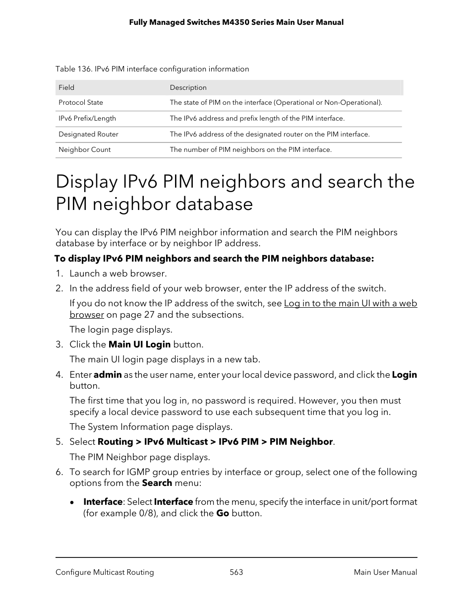 NETGEAR M4350-24F4V 24-Port 10G SFP+ Managed AV Network Switch User Manual | Page 563 / 971