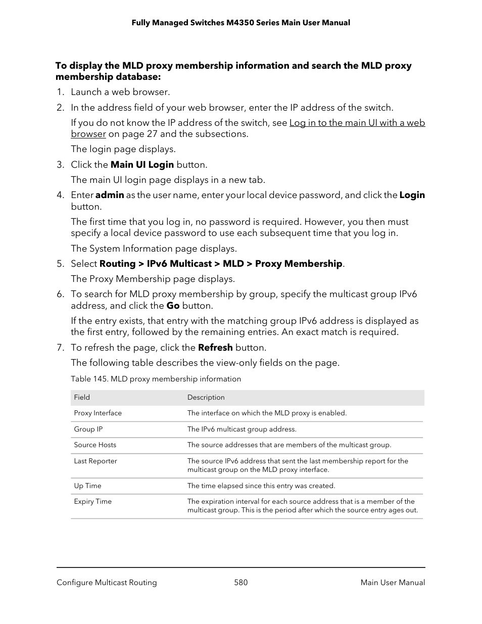 NETGEAR M4350-24F4V 24-Port 10G SFP+ Managed AV Network Switch User Manual | Page 580 / 971