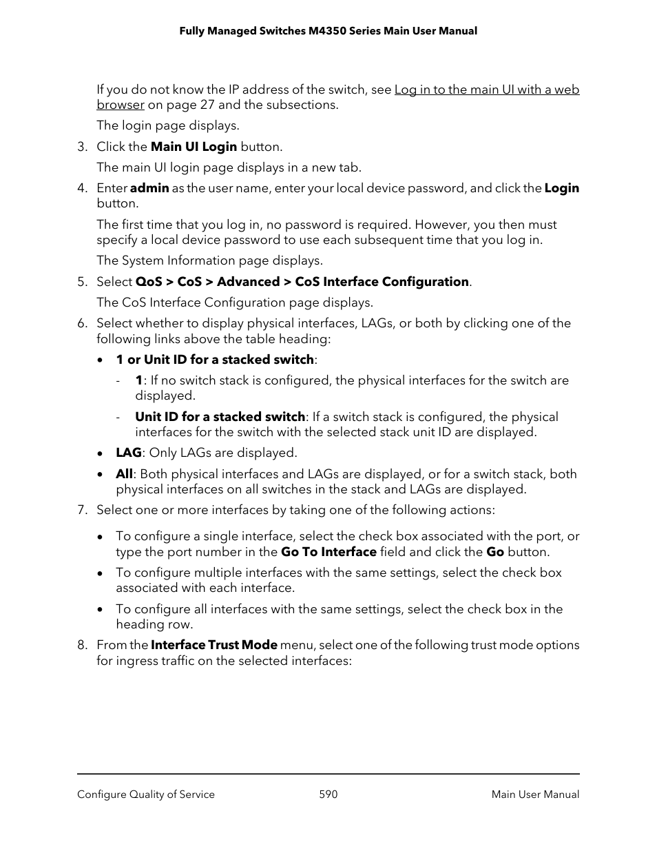 NETGEAR M4350-24F4V 24-Port 10G SFP+ Managed AV Network Switch User Manual | Page 590 / 971