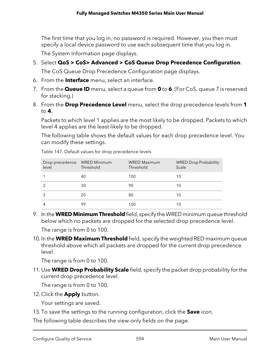 NETGEAR M4350-24F4V 24-Port 10G SFP+ Managed AV Network Switch User Manual | Page 594 / 971