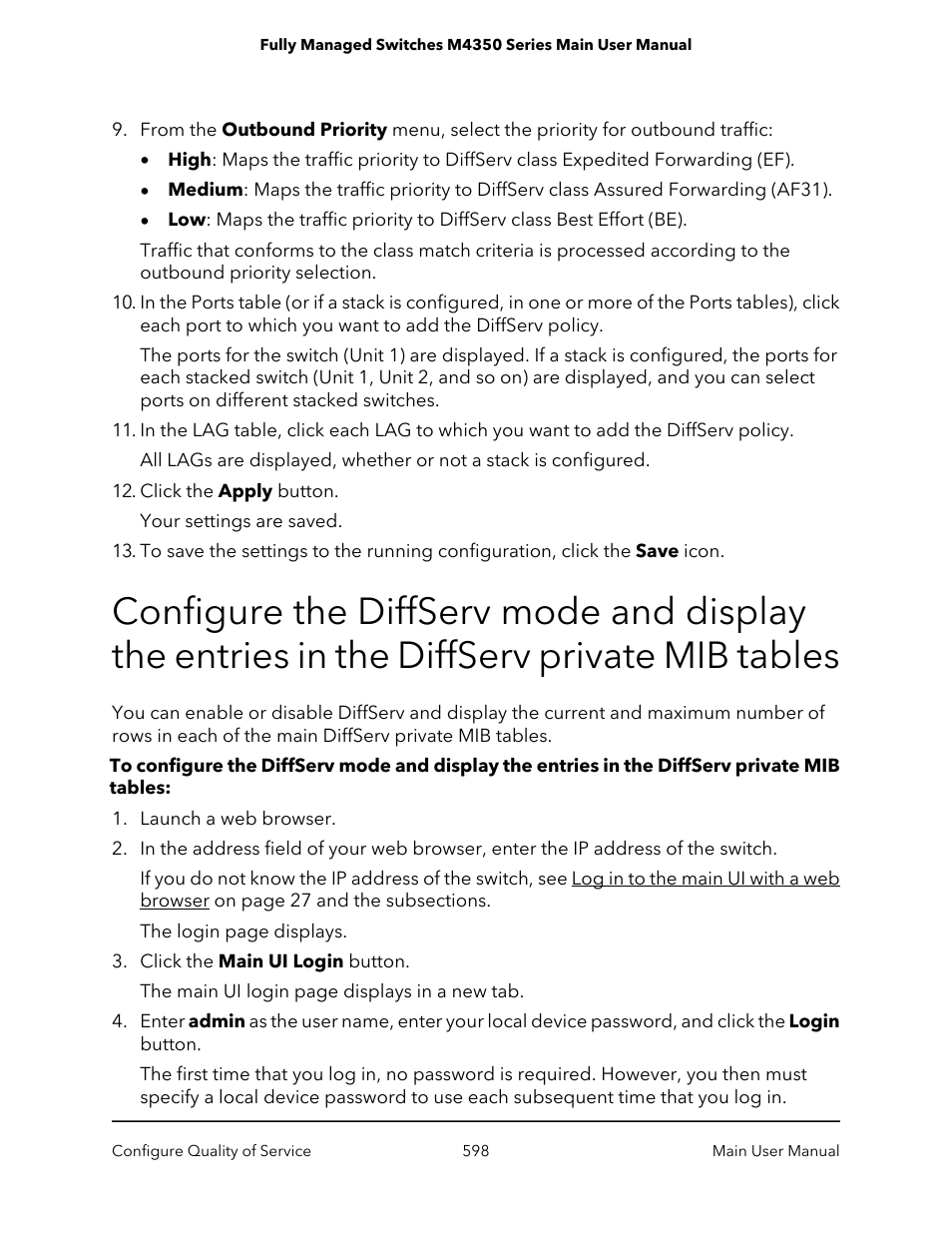 NETGEAR M4350-24F4V 24-Port 10G SFP+ Managed AV Network Switch User Manual | Page 598 / 971