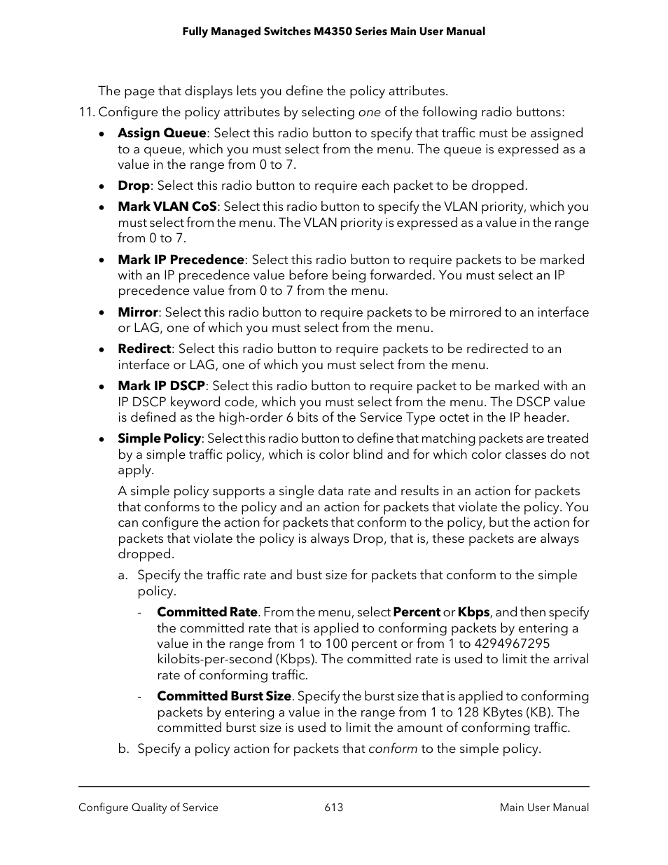 NETGEAR M4350-24F4V 24-Port 10G SFP+ Managed AV Network Switch User Manual | Page 613 / 971