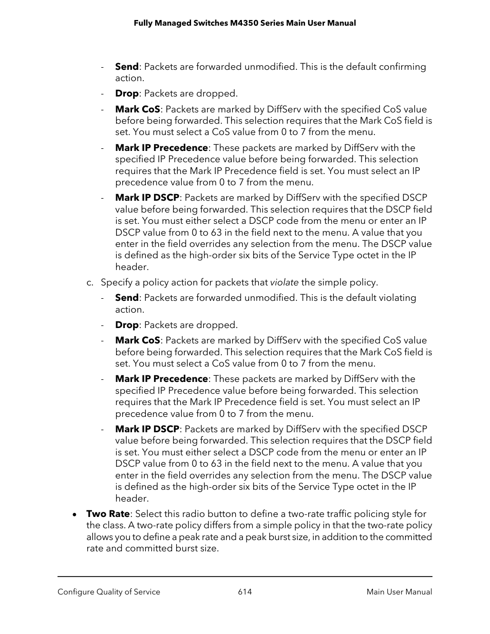 NETGEAR M4350-24F4V 24-Port 10G SFP+ Managed AV Network Switch User Manual | Page 614 / 971