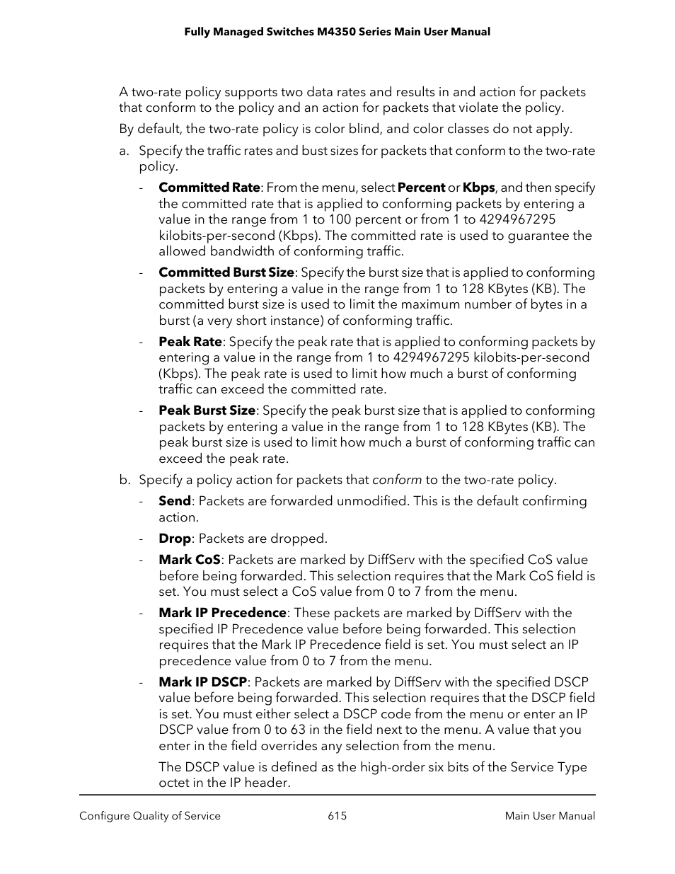 NETGEAR M4350-24F4V 24-Port 10G SFP+ Managed AV Network Switch User Manual | Page 615 / 971