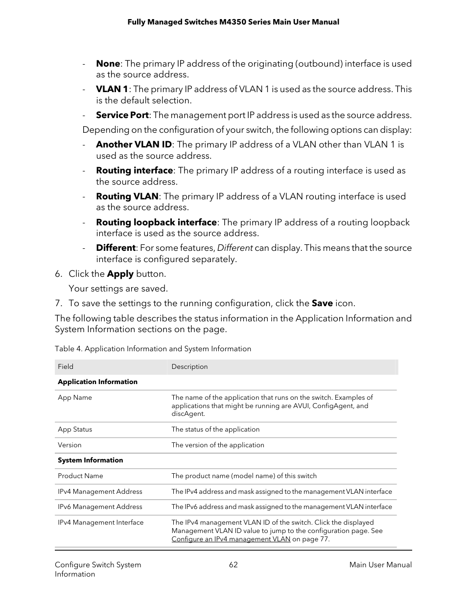 NETGEAR M4350-24F4V 24-Port 10G SFP+ Managed AV Network Switch User Manual | Page 62 / 971