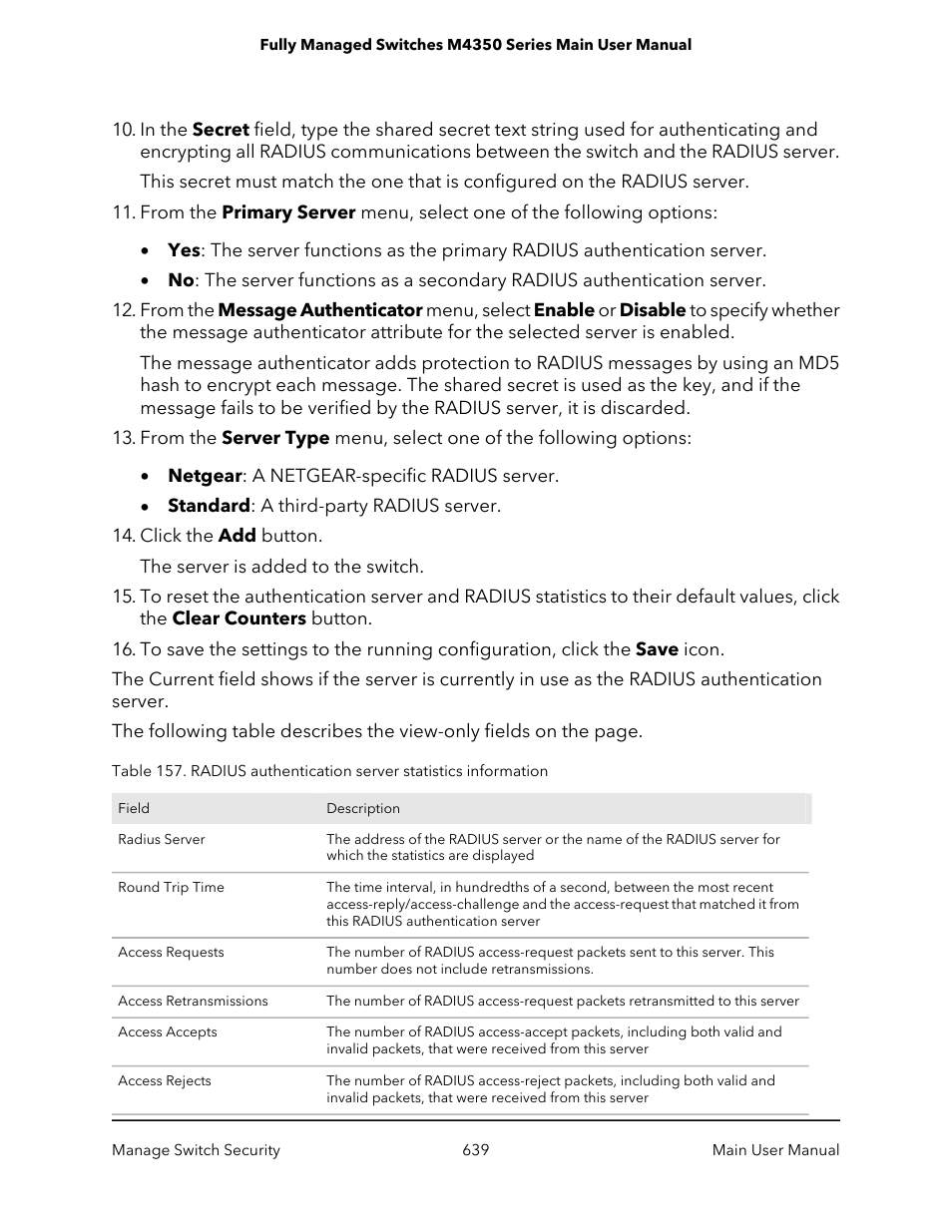 NETGEAR M4350-24F4V 24-Port 10G SFP+ Managed AV Network Switch User Manual | Page 639 / 971