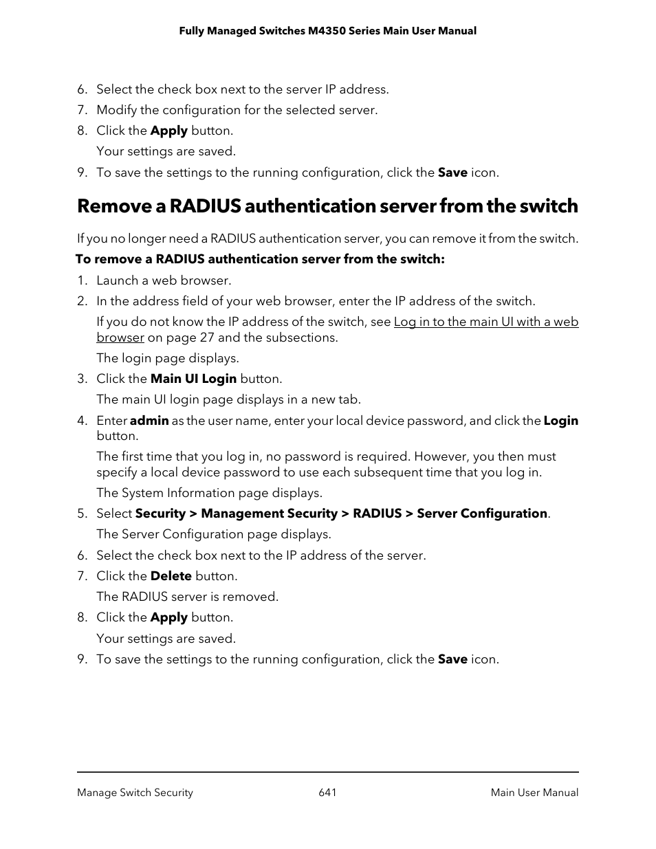 NETGEAR M4350-24F4V 24-Port 10G SFP+ Managed AV Network Switch User Manual | Page 641 / 971