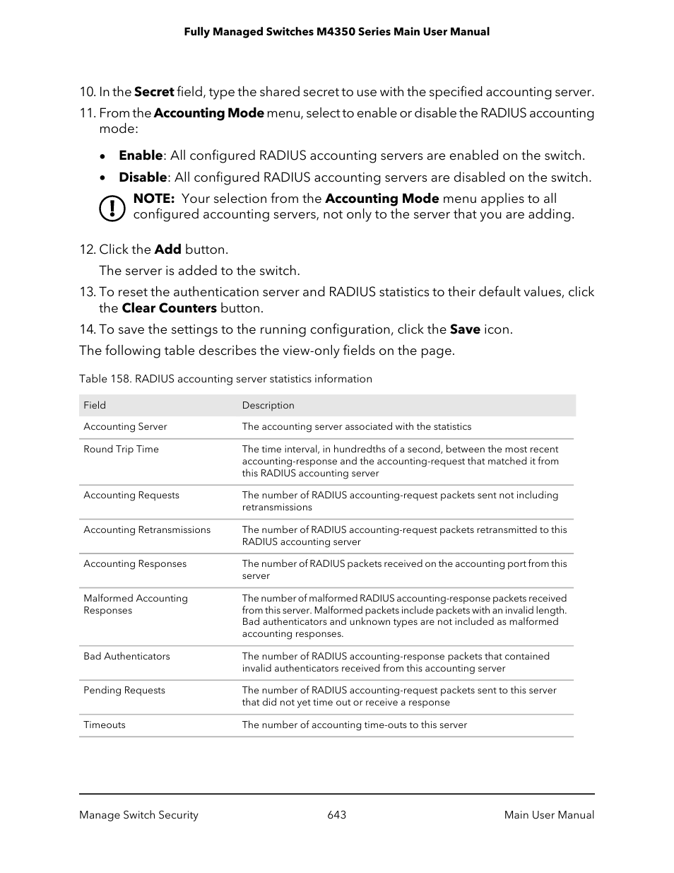 NETGEAR M4350-24F4V 24-Port 10G SFP+ Managed AV Network Switch User Manual | Page 643 / 971