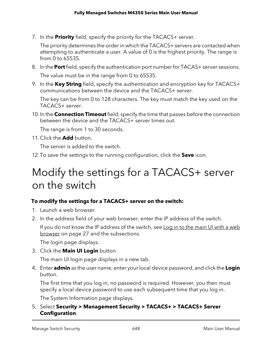 NETGEAR M4350-24F4V 24-Port 10G SFP+ Managed AV Network Switch User Manual | Page 648 / 971