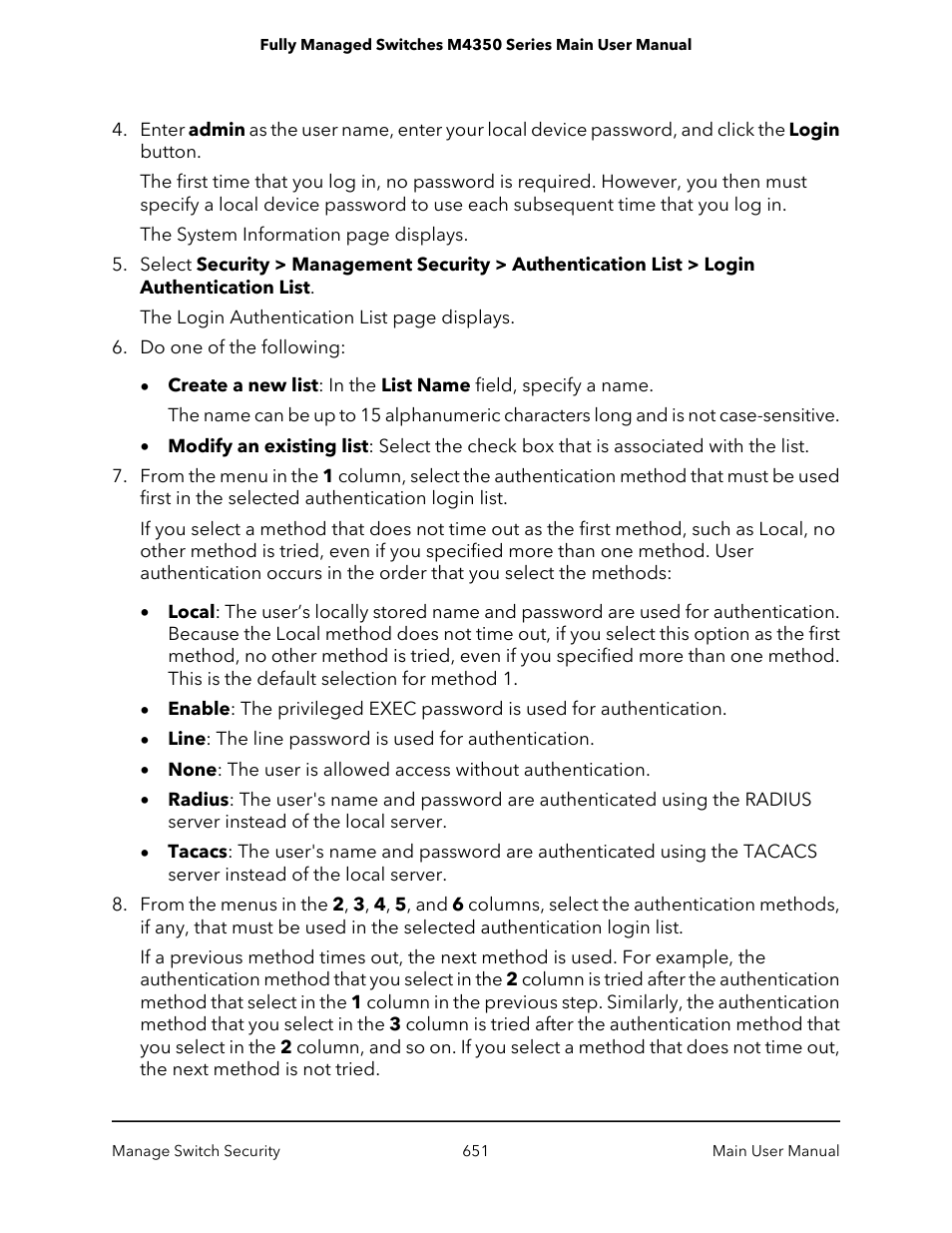 NETGEAR M4350-24F4V 24-Port 10G SFP+ Managed AV Network Switch User Manual | Page 651 / 971