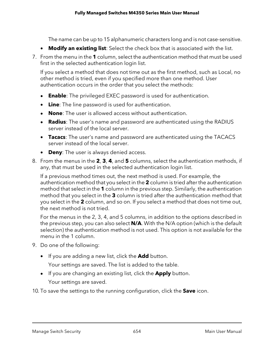 NETGEAR M4350-24F4V 24-Port 10G SFP+ Managed AV Network Switch User Manual | Page 654 / 971