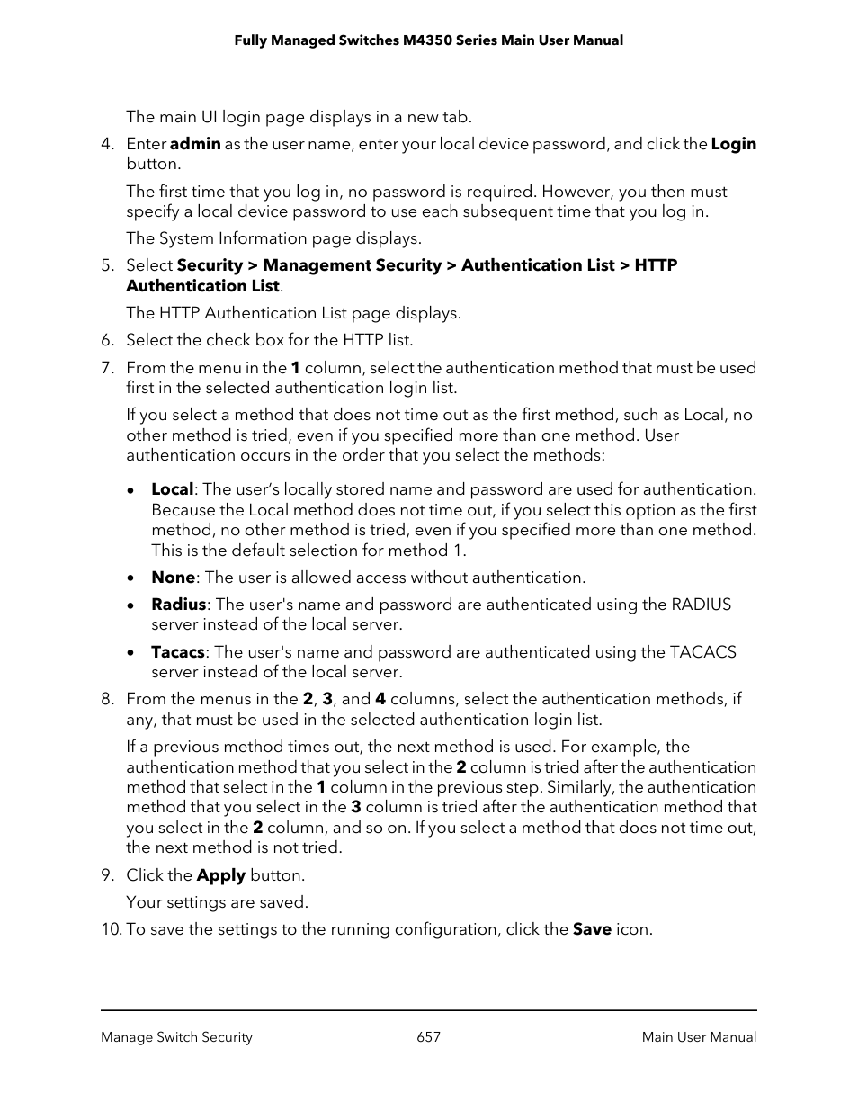 NETGEAR M4350-24F4V 24-Port 10G SFP+ Managed AV Network Switch User Manual | Page 657 / 971