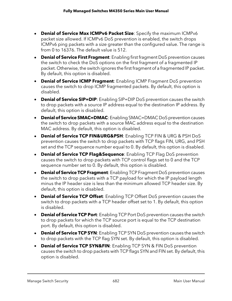 NETGEAR M4350-24F4V 24-Port 10G SFP+ Managed AV Network Switch User Manual | Page 682 / 971