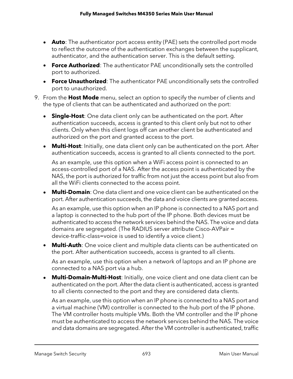 NETGEAR M4350-24F4V 24-Port 10G SFP+ Managed AV Network Switch User Manual | Page 693 / 971