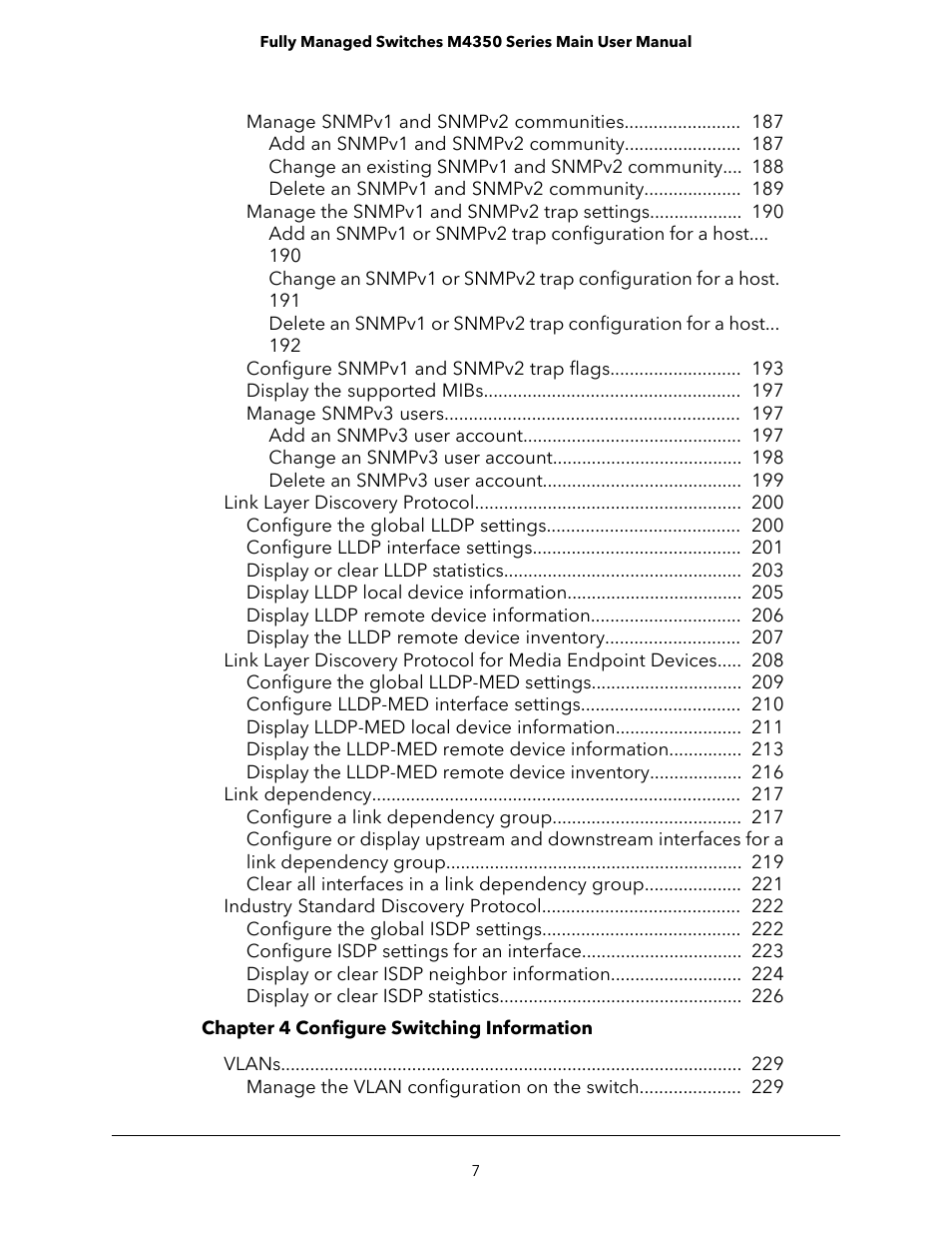 NETGEAR M4350-24F4V 24-Port 10G SFP+ Managed AV Network Switch User Manual | Page 7 / 971