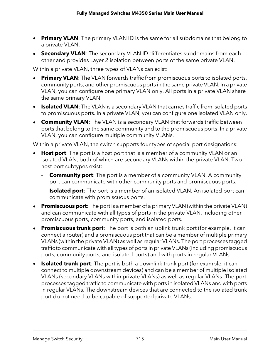 NETGEAR M4350-24F4V 24-Port 10G SFP+ Managed AV Network Switch User Manual | Page 715 / 971