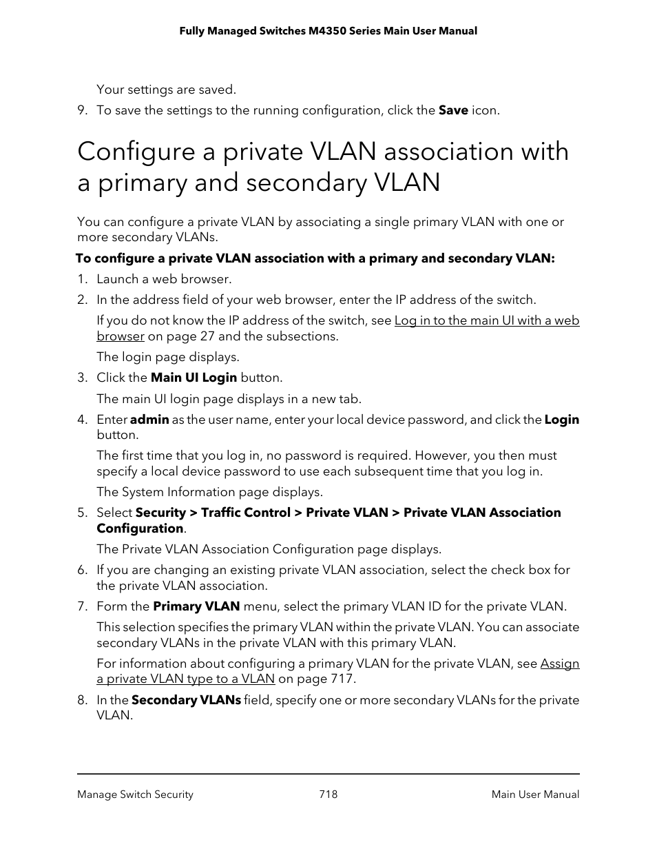 NETGEAR M4350-24F4V 24-Port 10G SFP+ Managed AV Network Switch User Manual | Page 718 / 971