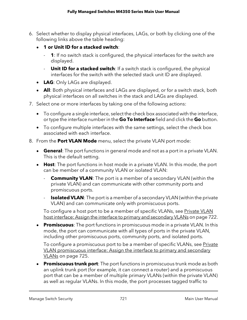 NETGEAR M4350-24F4V 24-Port 10G SFP+ Managed AV Network Switch User Manual | Page 721 / 971