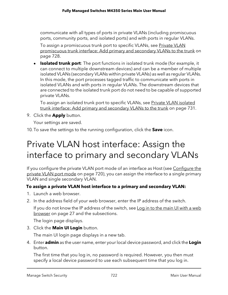 NETGEAR M4350-24F4V 24-Port 10G SFP+ Managed AV Network Switch User Manual | Page 722 / 971