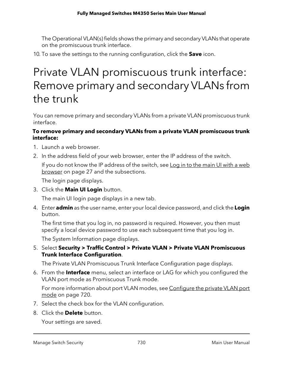 NETGEAR M4350-24F4V 24-Port 10G SFP+ Managed AV Network Switch User Manual | Page 730 / 971