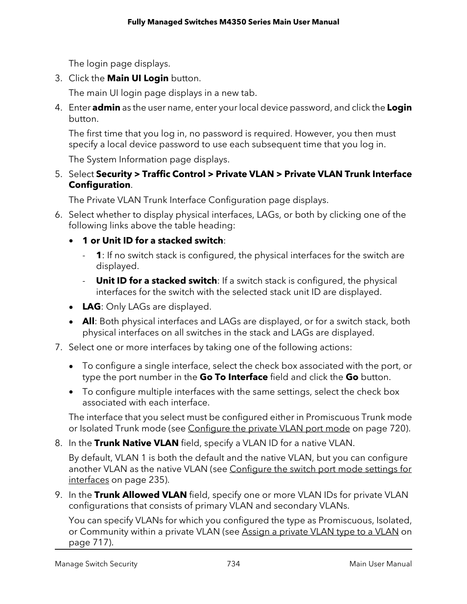 NETGEAR M4350-24F4V 24-Port 10G SFP+ Managed AV Network Switch User Manual | Page 734 / 971