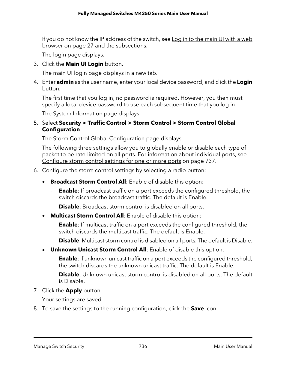 NETGEAR M4350-24F4V 24-Port 10G SFP+ Managed AV Network Switch User Manual | Page 736 / 971