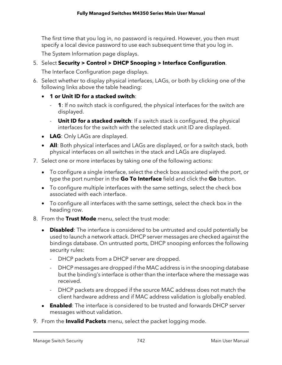 NETGEAR M4350-24F4V 24-Port 10G SFP+ Managed AV Network Switch User Manual | Page 742 / 971