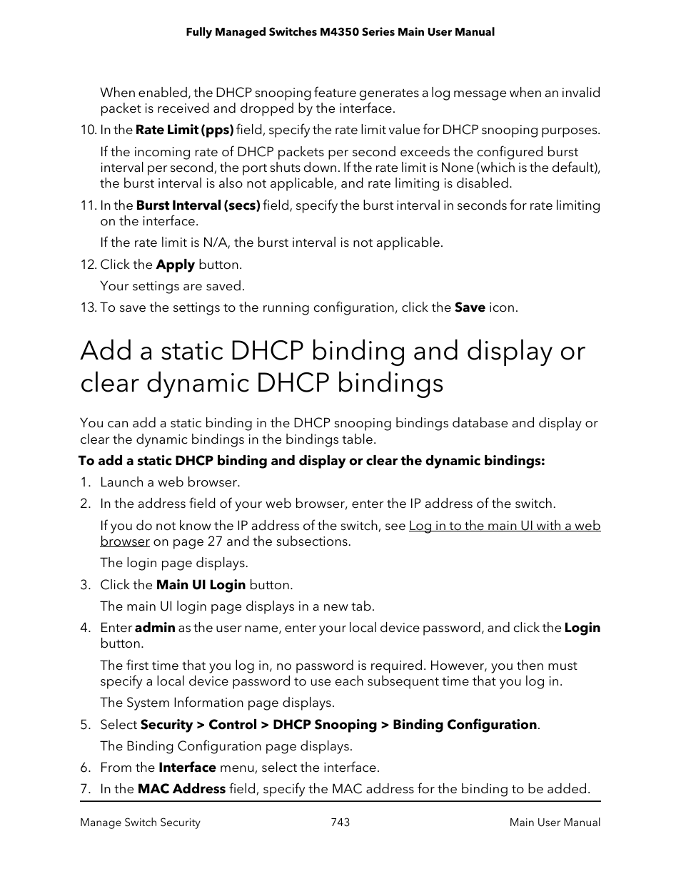 NETGEAR M4350-24F4V 24-Port 10G SFP+ Managed AV Network Switch User Manual | Page 743 / 971