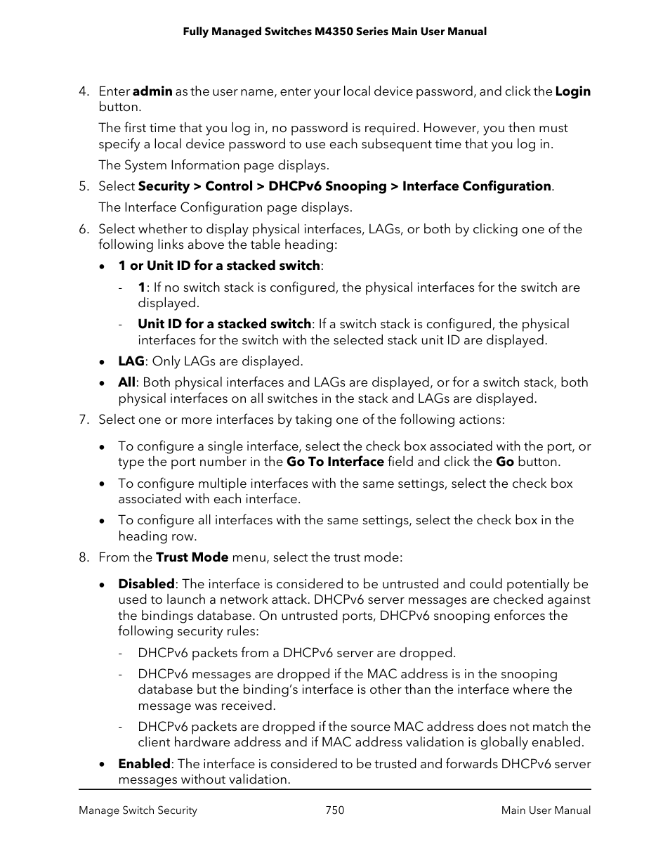 NETGEAR M4350-24F4V 24-Port 10G SFP+ Managed AV Network Switch User Manual | Page 750 / 971