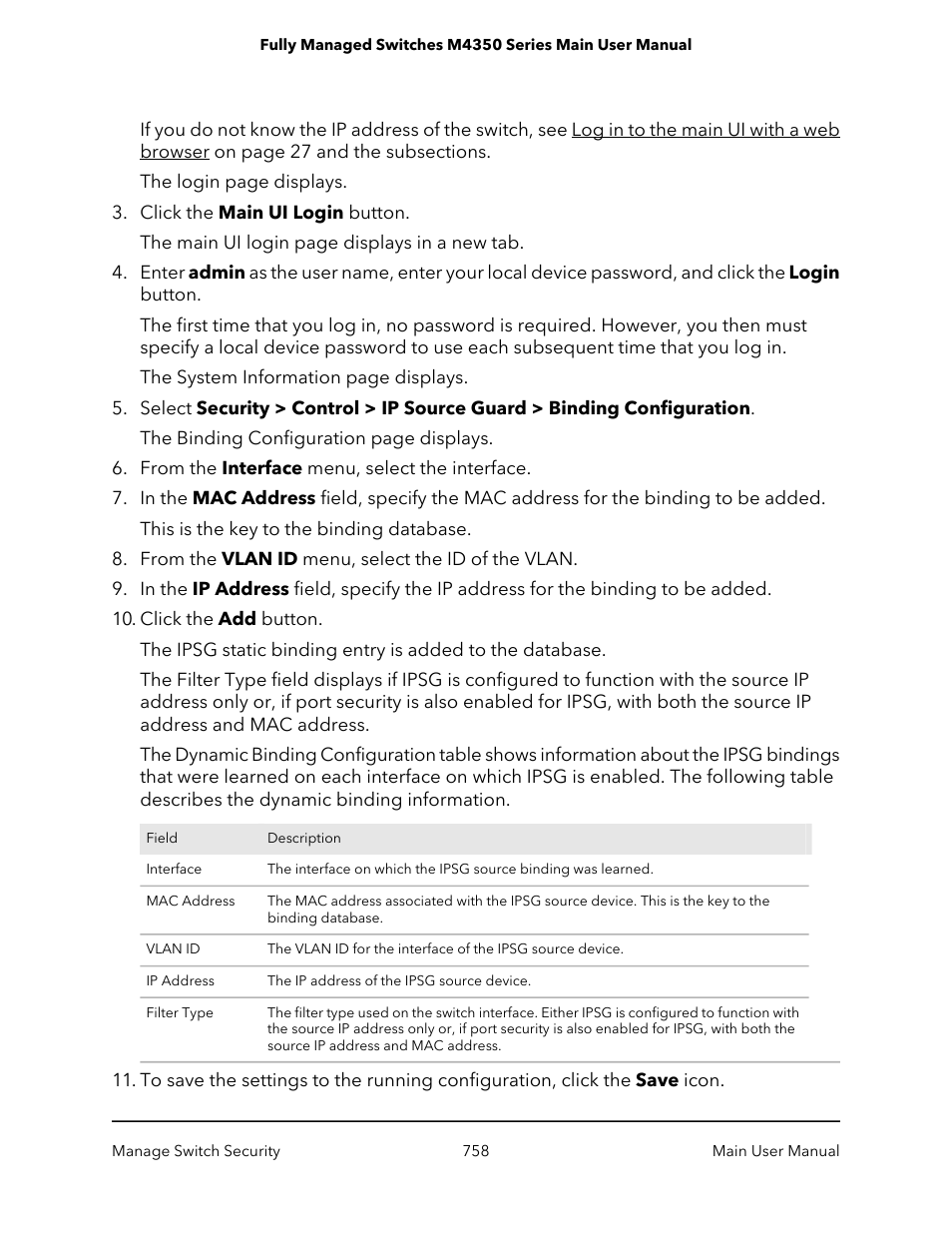 NETGEAR M4350-24F4V 24-Port 10G SFP+ Managed AV Network Switch User Manual | Page 758 / 971