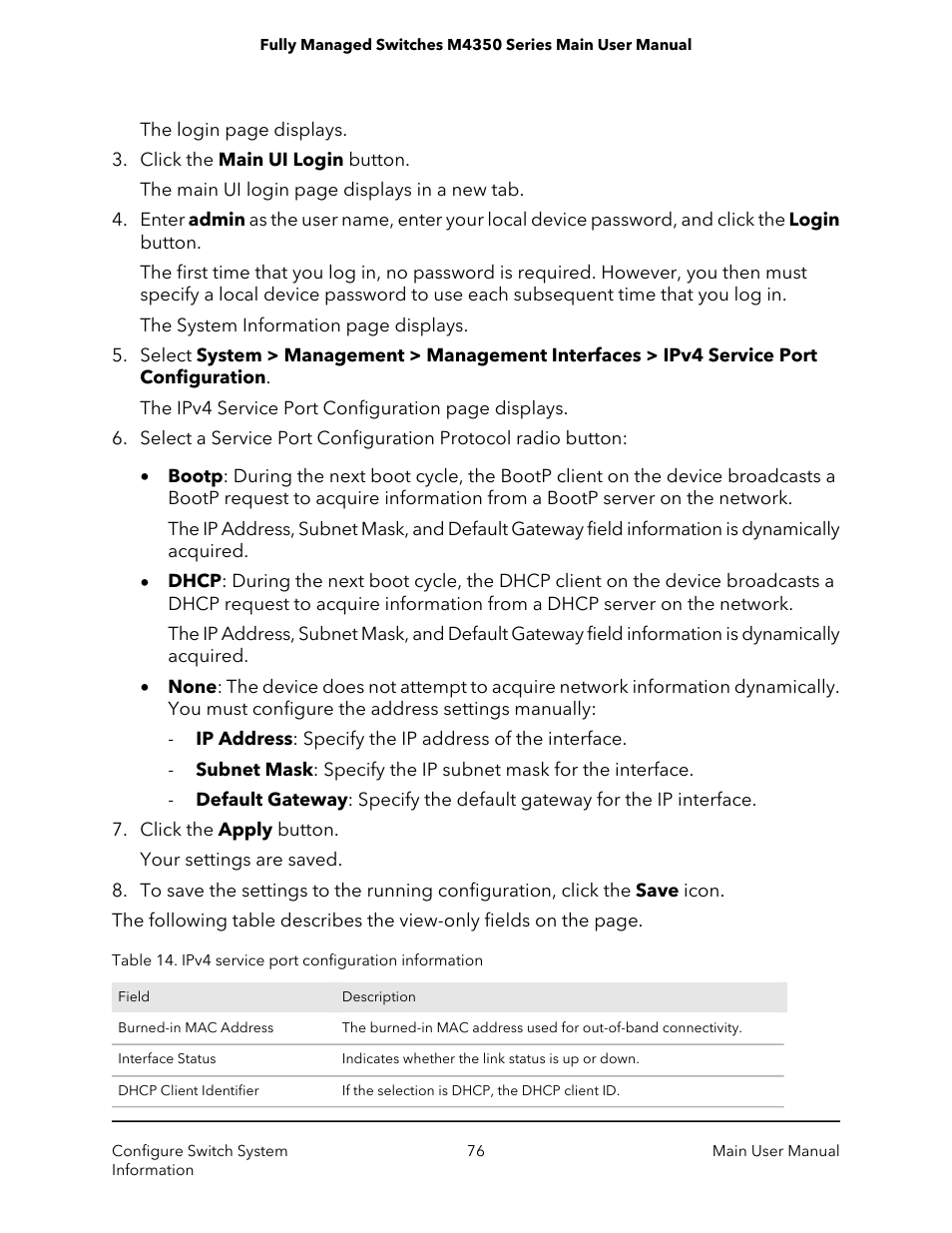 NETGEAR M4350-24F4V 24-Port 10G SFP+ Managed AV Network Switch User Manual | Page 76 / 971